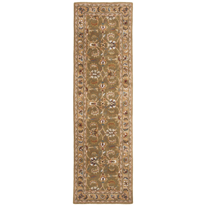 SAFAVIEH Classic CL758M Handmade Olive / Camel Rug Image 6