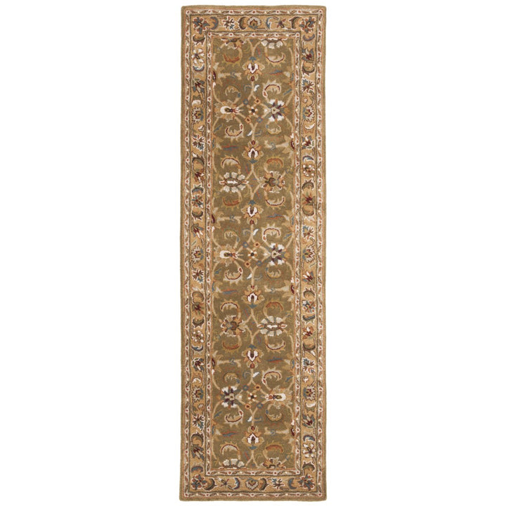 SAFAVIEH Classic CL758M Handmade Olive / Camel Rug Image 1