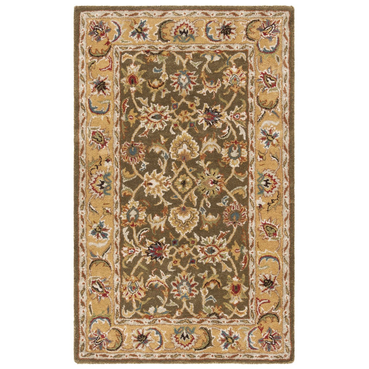 SAFAVIEH Classic CL758M Handmade Olive / Camel Rug Image 1