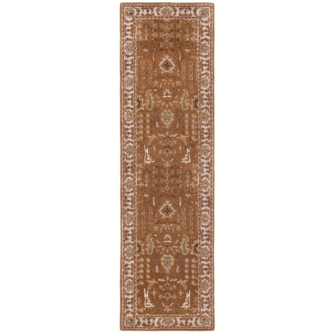 SAFAVIEH Classic CL764A Handmade Gold / Beige Rug Image 8