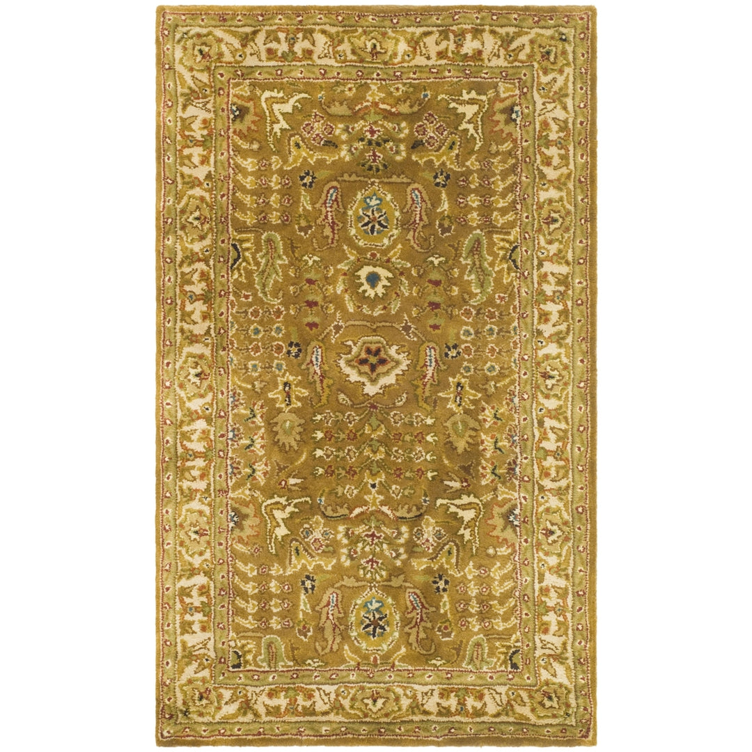 SAFAVIEH Classic CL764A Handmade Gold / Beige Rug Image 9