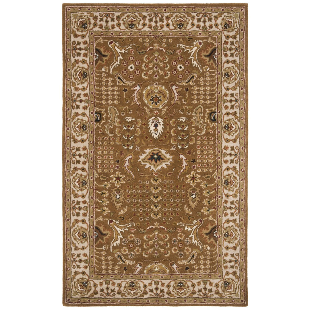 SAFAVIEH Classic CL764A Handmade Gold / Beige Rug Image 1