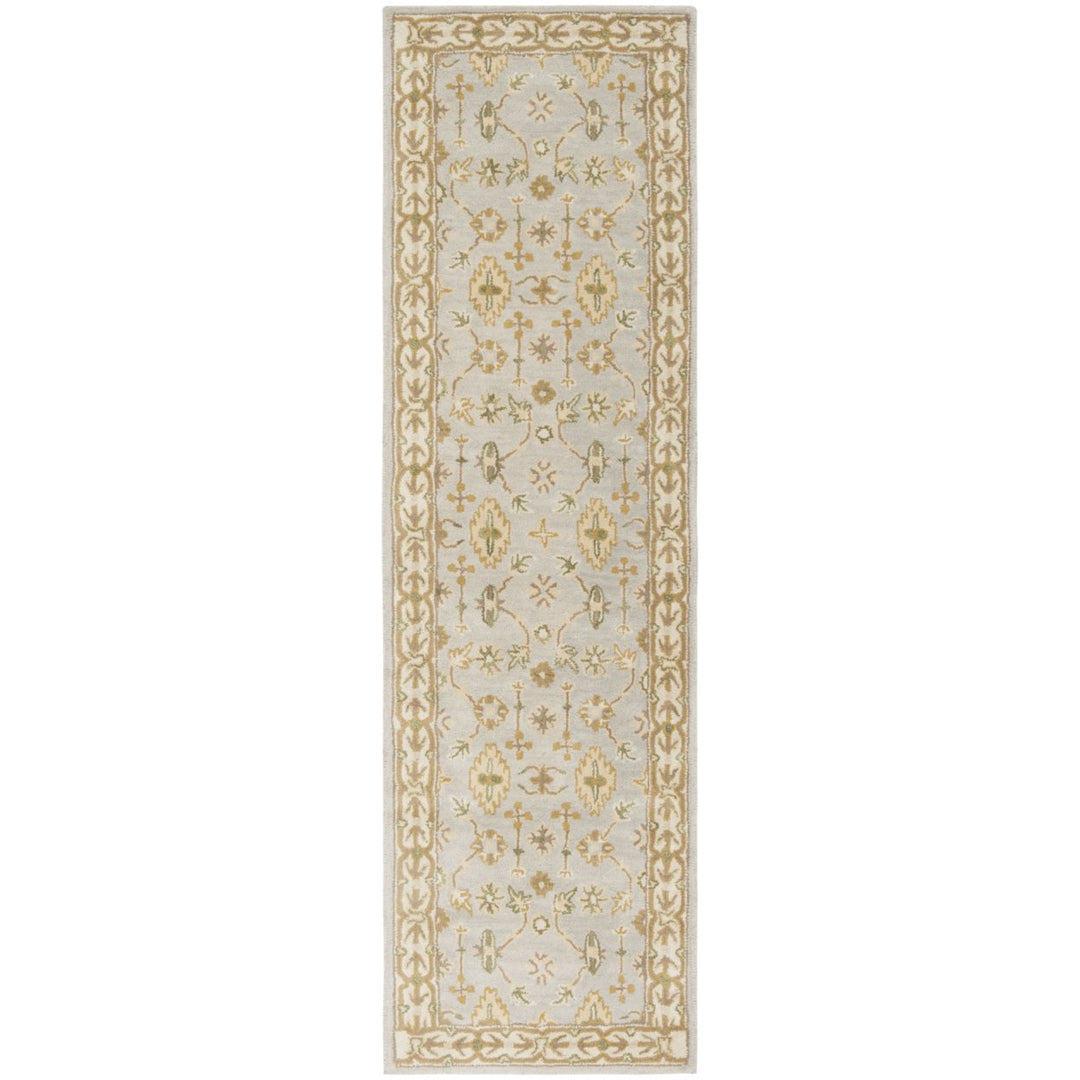 SAFAVIEH Classic CL933A Handmade Light Blue / Ivory Rug Image 5