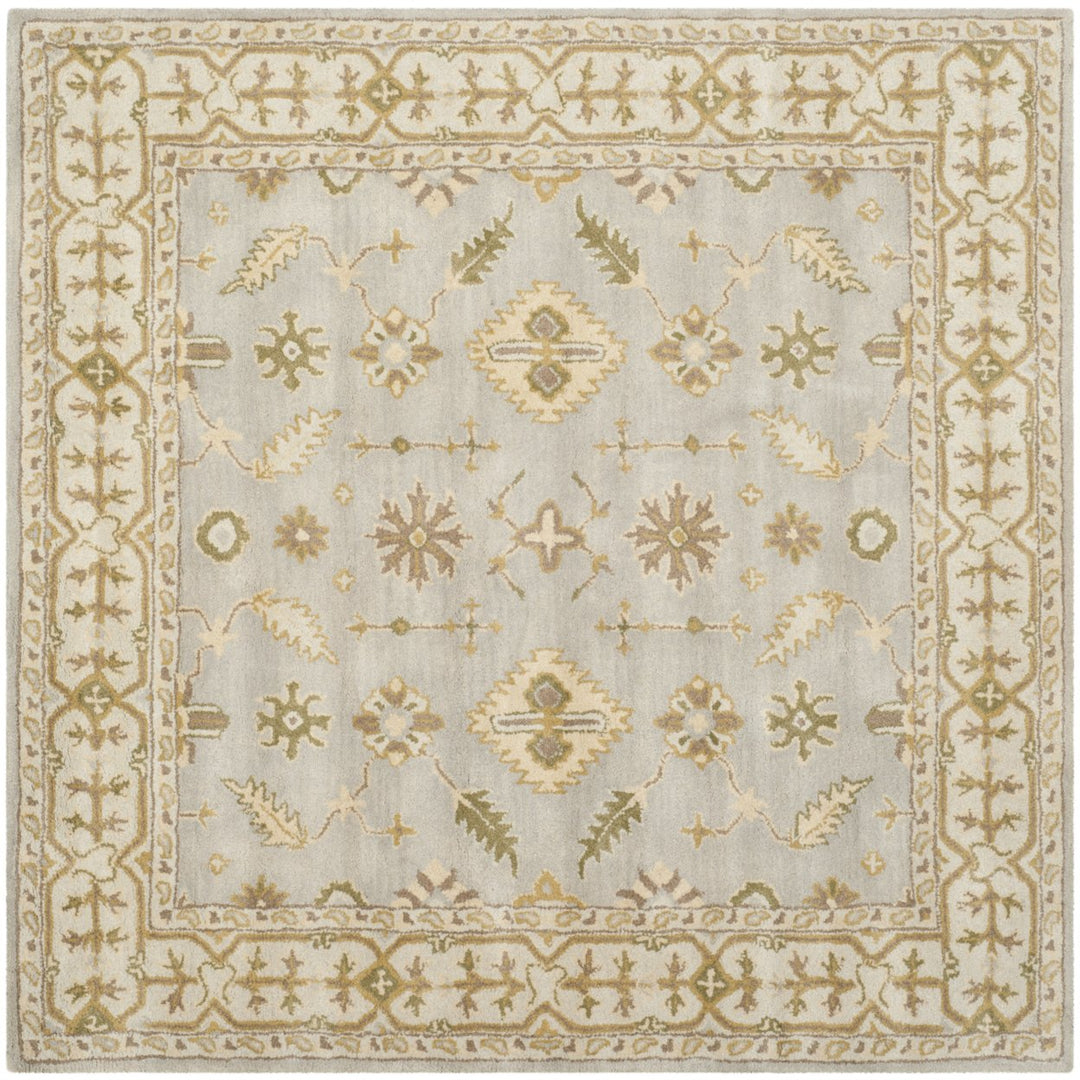 SAFAVIEH Classic CL933A Handmade Light Blue / Ivory Rug Image 6