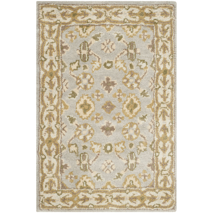 SAFAVIEH Classic CL933A Handmade Light Blue / Ivory Rug Image 8