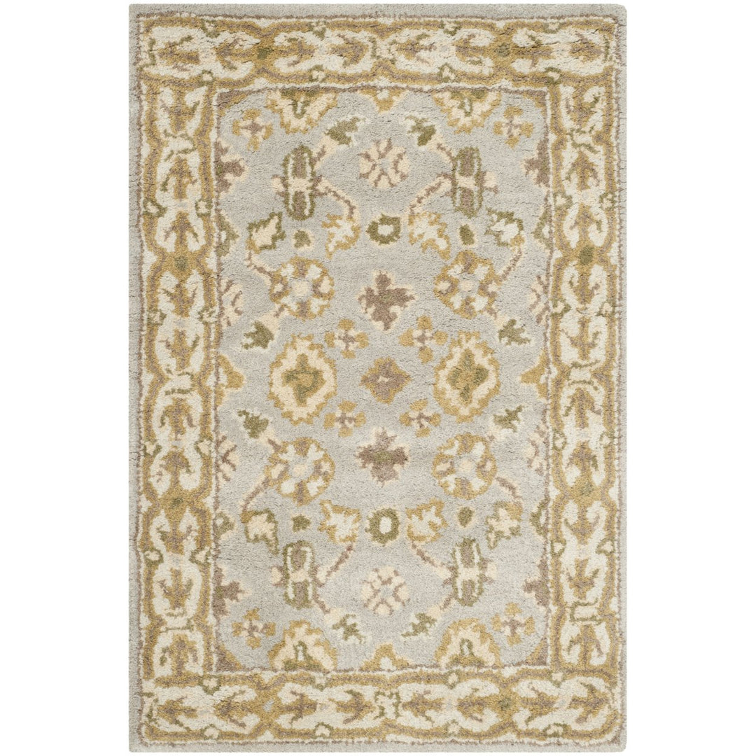 SAFAVIEH Classic CL933A Handmade Light Blue / Ivory Rug Image 1