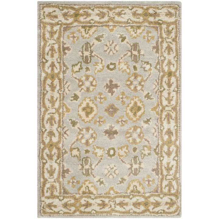 SAFAVIEH Classic CL933A Handmade Light Blue / Ivory Rug Image 1