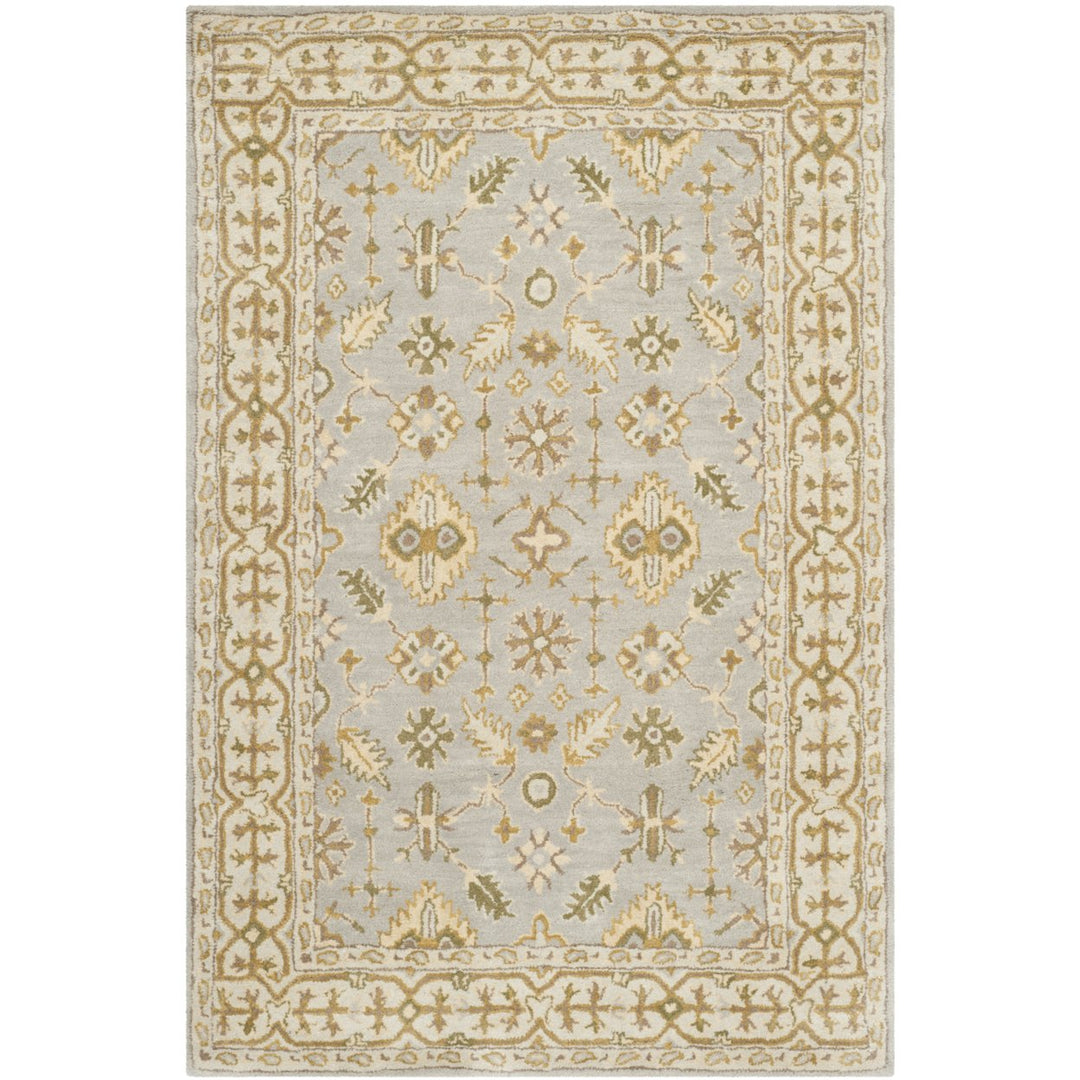 SAFAVIEH Classic CL933A Handmade Light Blue / Ivory Rug Image 1