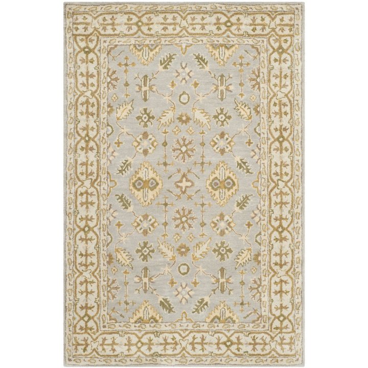 SAFAVIEH Classic CL933A Handmade Light Blue / Ivory Rug Image 1