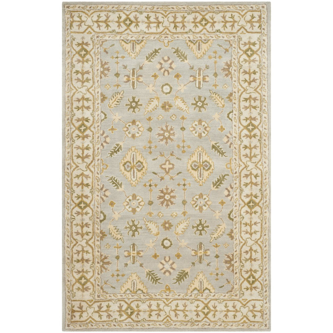 SAFAVIEH Classic CL933A Handmade Light Blue / Ivory Rug Image 1