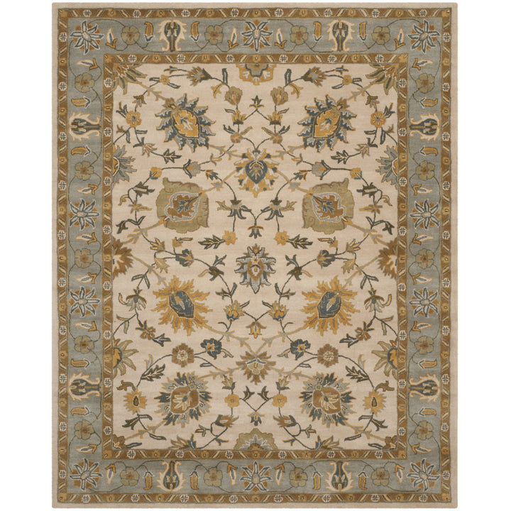 SAFAVIEH Classic CL934B Handmade Ivory / Light Blue Rug Image 1