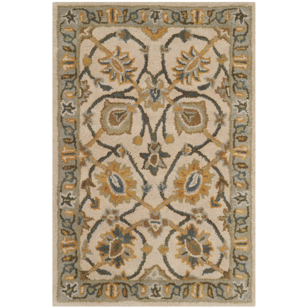 SAFAVIEH Classic CL934B Handmade Ivory / Light Blue Rug Image 1