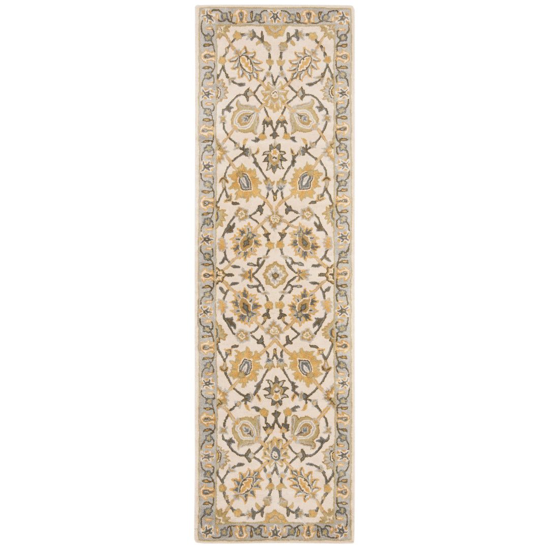 SAFAVIEH Classic CL934B Handmade Ivory / Light Blue Rug Image 3