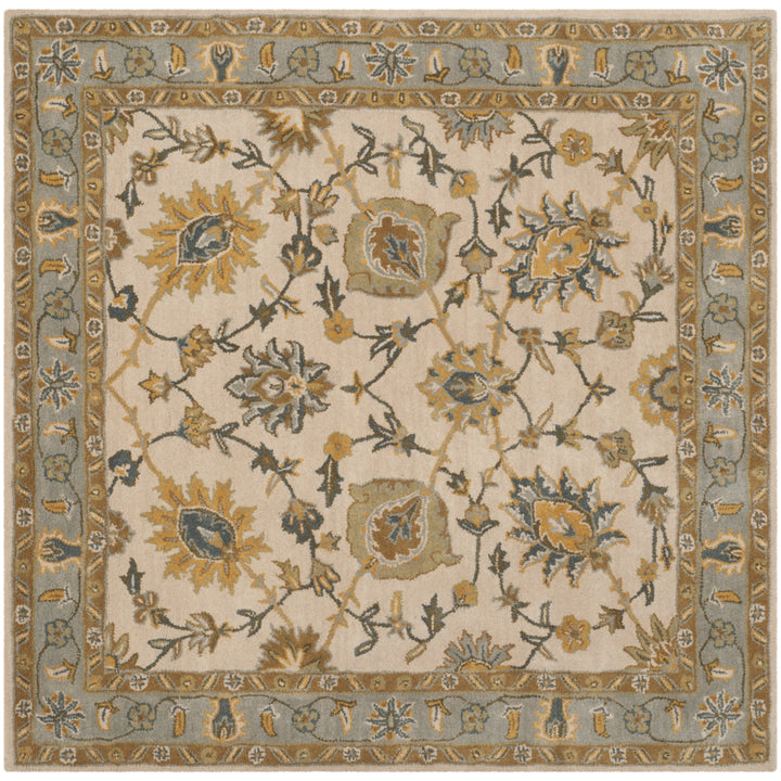 SAFAVIEH Classic CL934B Handmade Ivory / Light Blue Rug Image 7