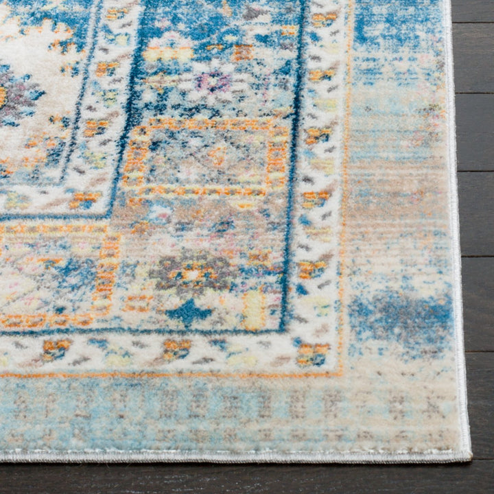 SAFAVIEH Claremont Collection CLR663C Blue / Gold Rug Image 7