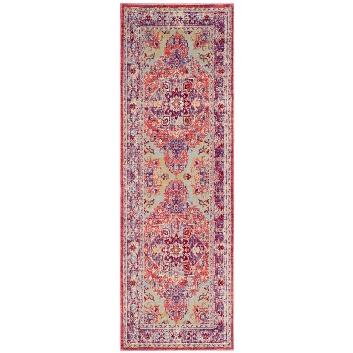 SAFAVIEH Claremont CLR664A Purple / Coral Rug Image 5