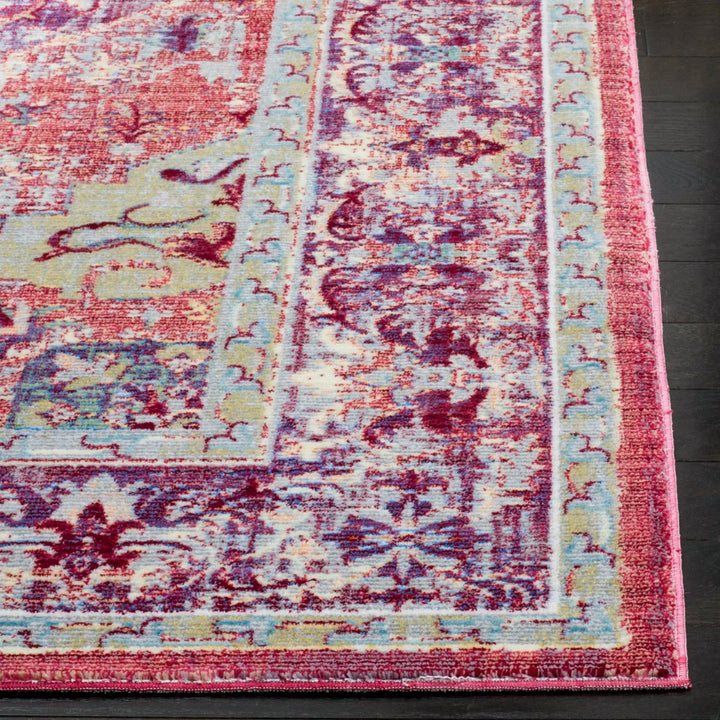 SAFAVIEH Claremont CLR664A Purple / Coral Rug Image 7