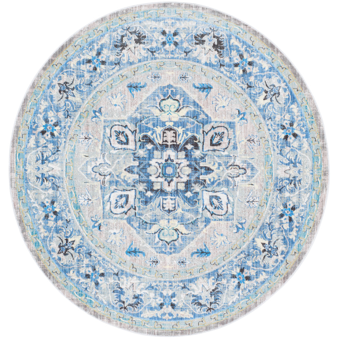 SAFAVIEH Claremont CLR664B Blue / Light Grey Rug Image 4