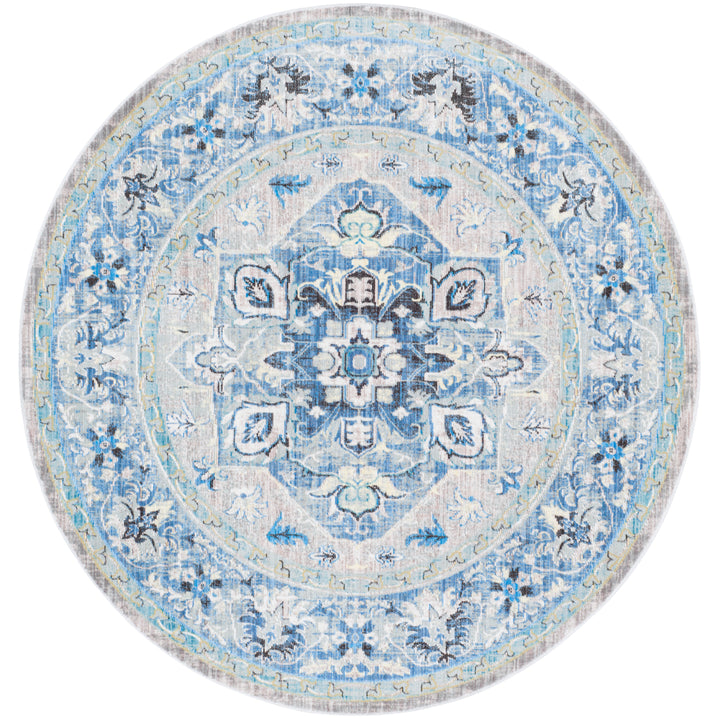 SAFAVIEH Claremont CLR664B Blue / Light Grey Rug Image 4