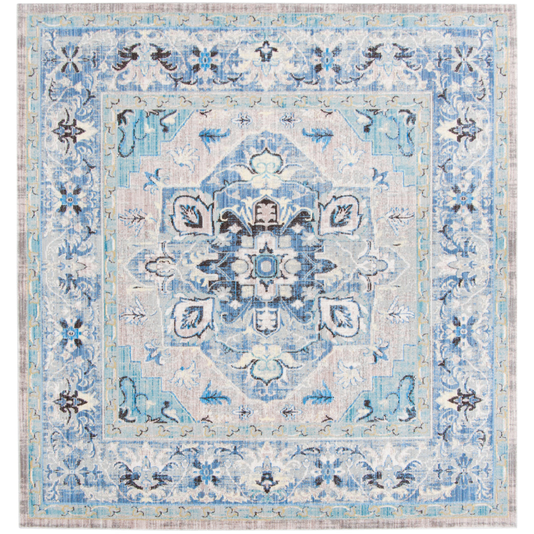 SAFAVIEH Claremont CLR664B Blue / Light Grey Rug Image 6