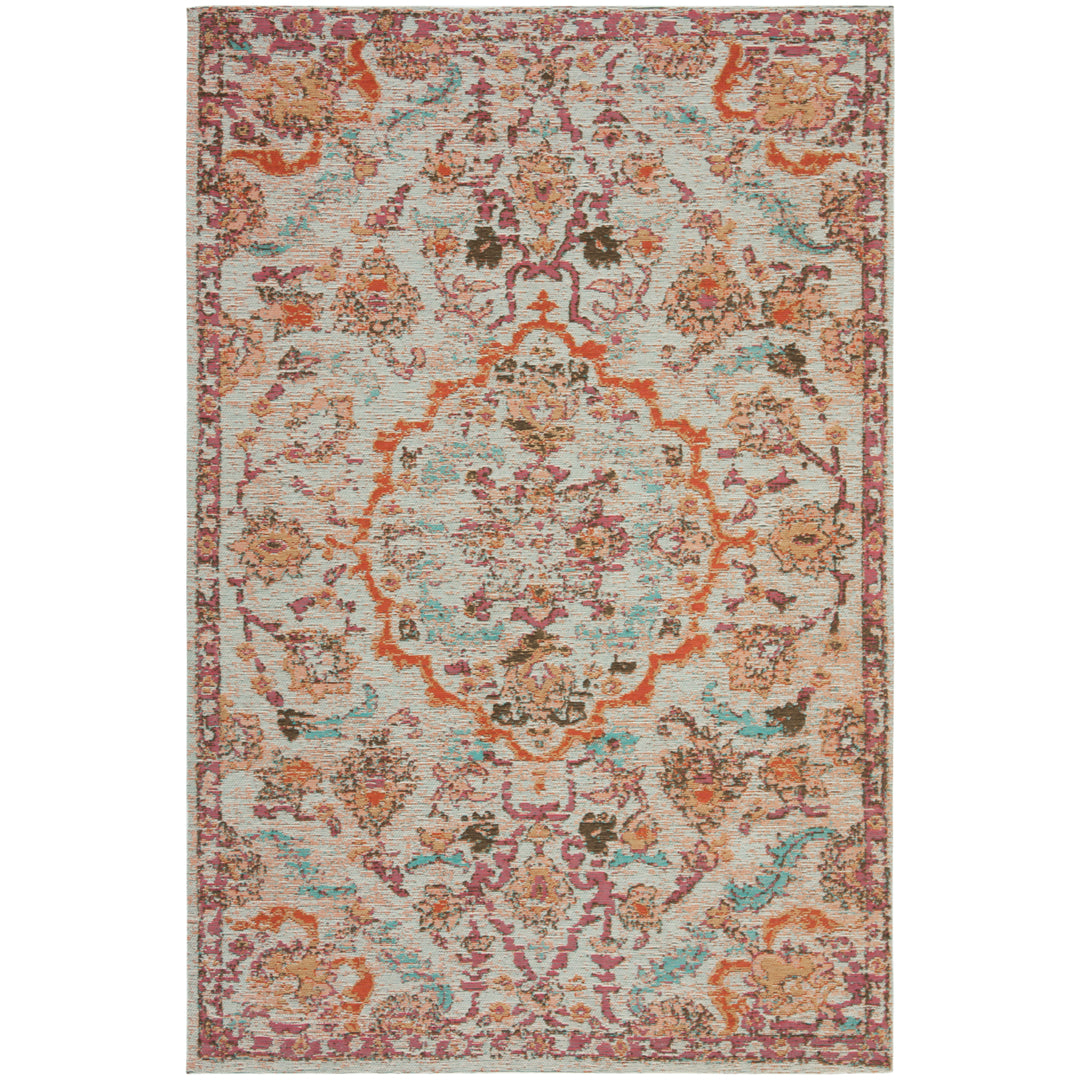 SAFAVIEH Classic Vintage CLV102Q Red / Beige Rug Image 7