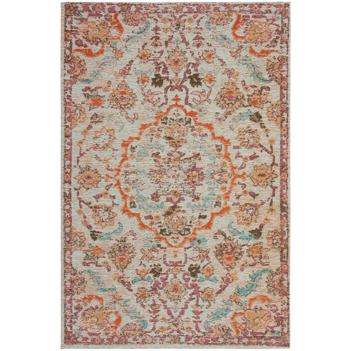 SAFAVIEH Classic Vintage CLV102Q Red / Beige Rug Image 7