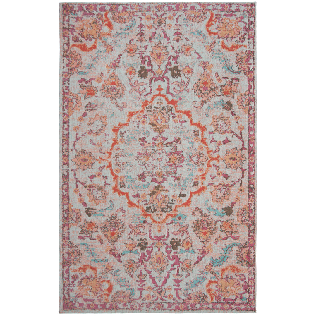 SAFAVIEH Classic Vintage CLV102Q Red / Beige Rug Image 8