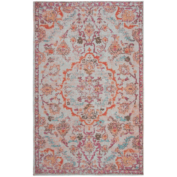 SAFAVIEH Classic Vintage CLV102Q Red / Beige Rug Image 1