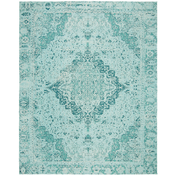 SAFAVIEH Classic Vintage Collection CLV110K Teal Rug Image 1