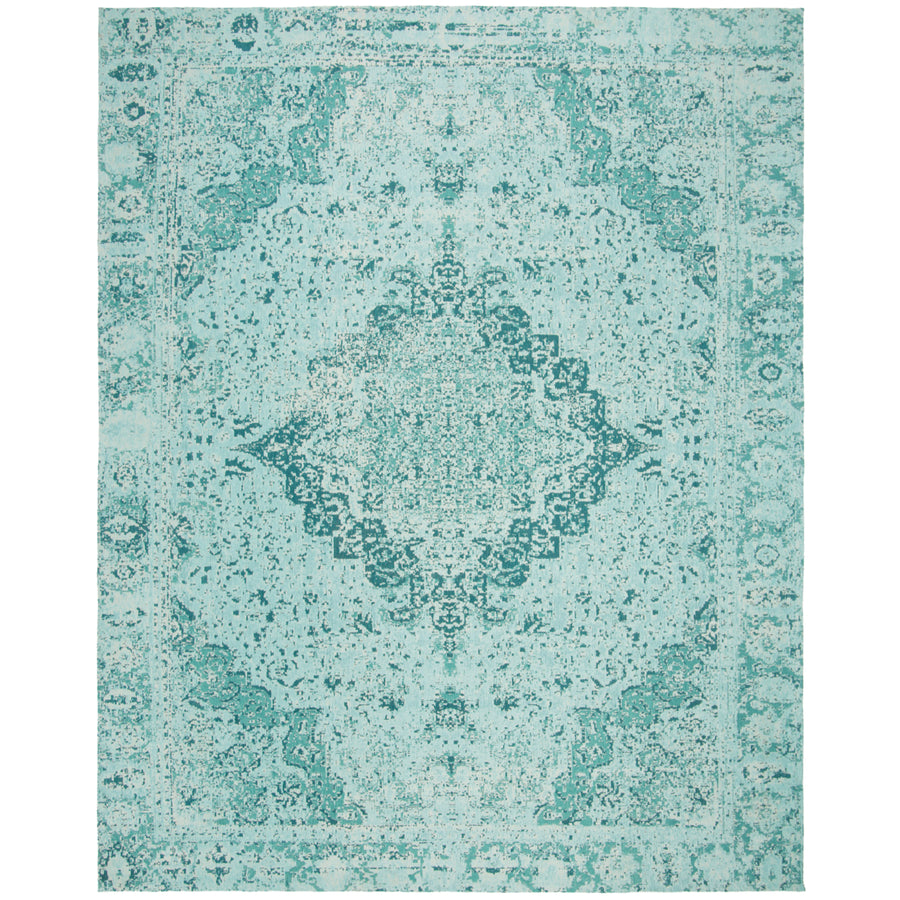 SAFAVIEH Classic Vintage Collection CLV110K Teal Rug Image 1