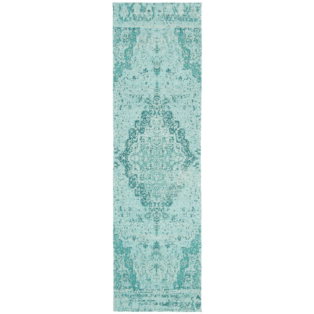 SAFAVIEH Classic Vintage Collection CLV110K Teal Rug Image 3