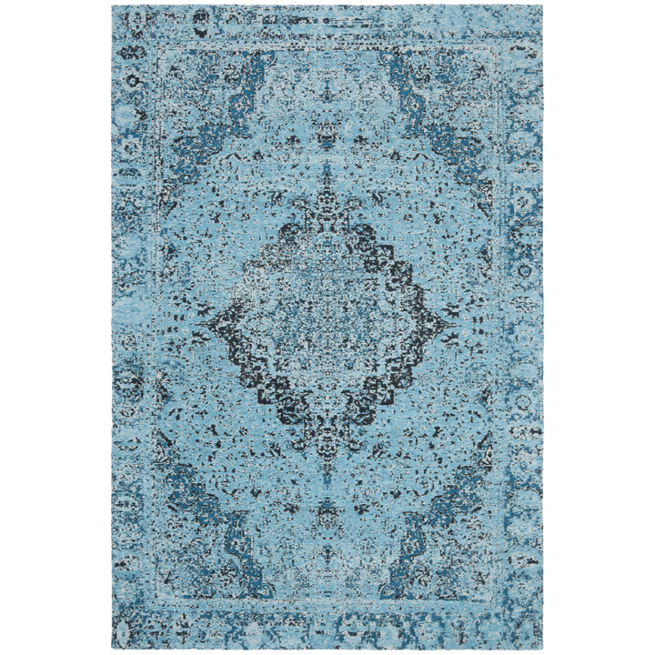 SAFAVIEH Classic Vintage Collection CLV110M Blue Rug Image 4