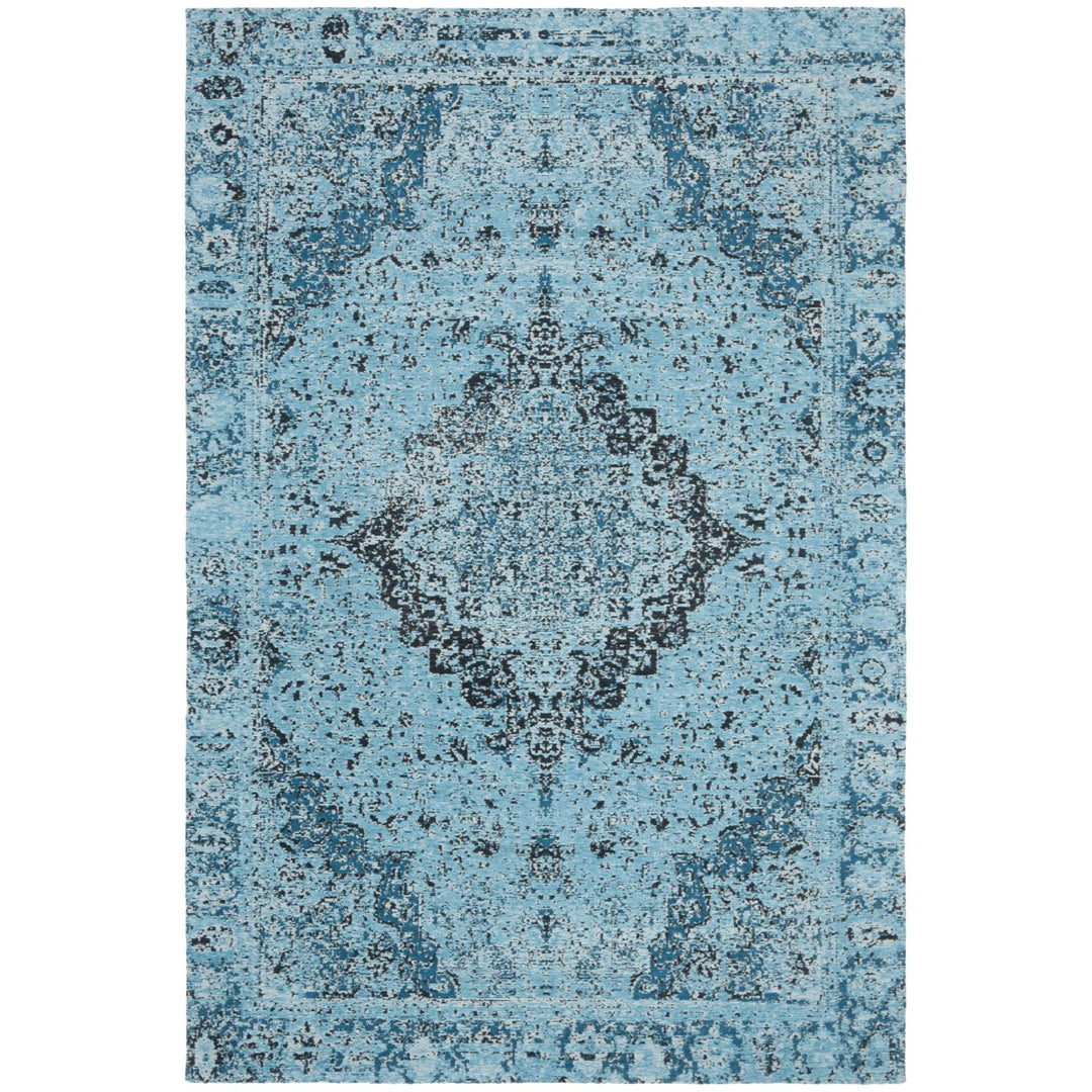 SAFAVIEH Classic Vintage Collection CLV110M Blue Rug Image 1