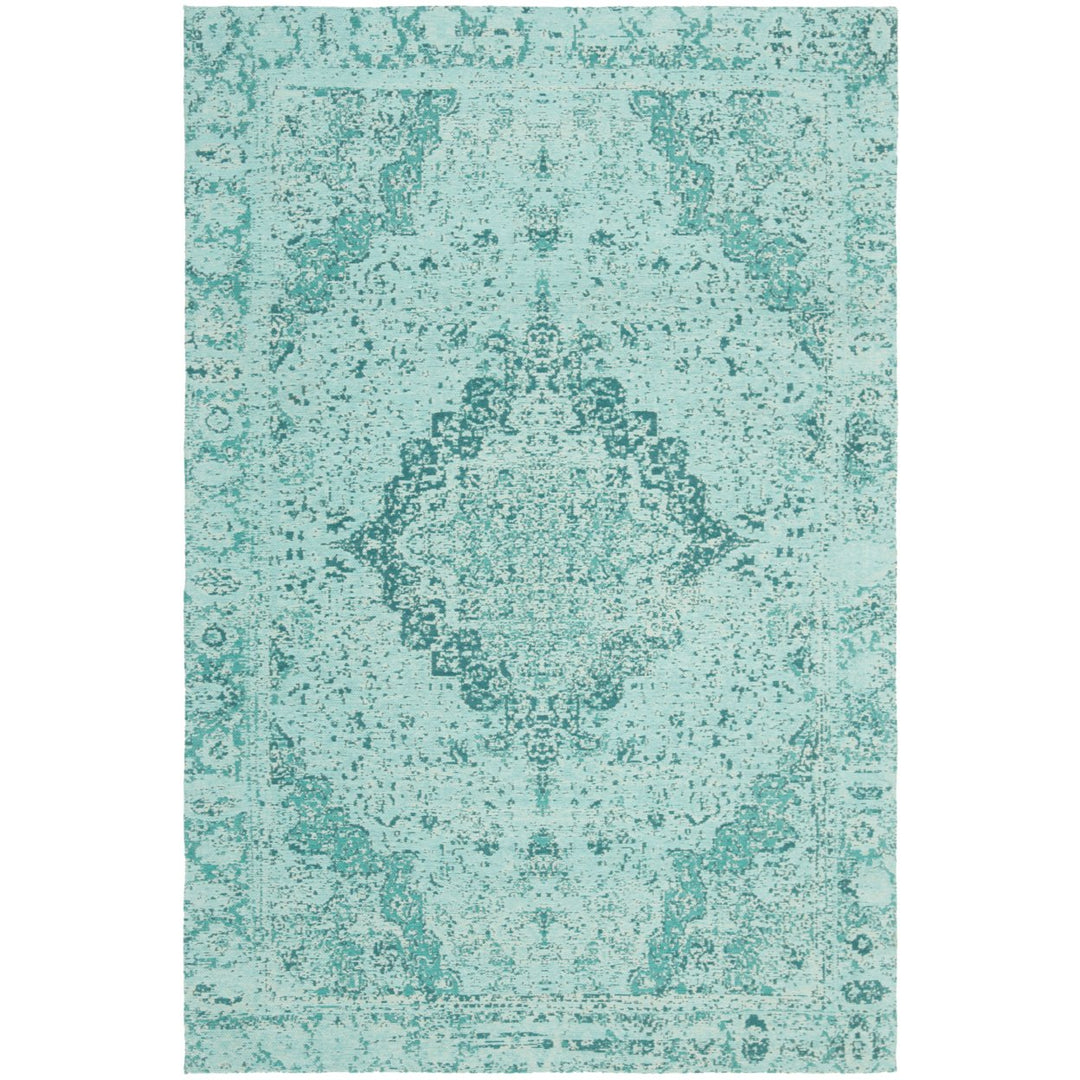 SAFAVIEH Classic Vintage Collection CLV110K Teal Rug Image 5