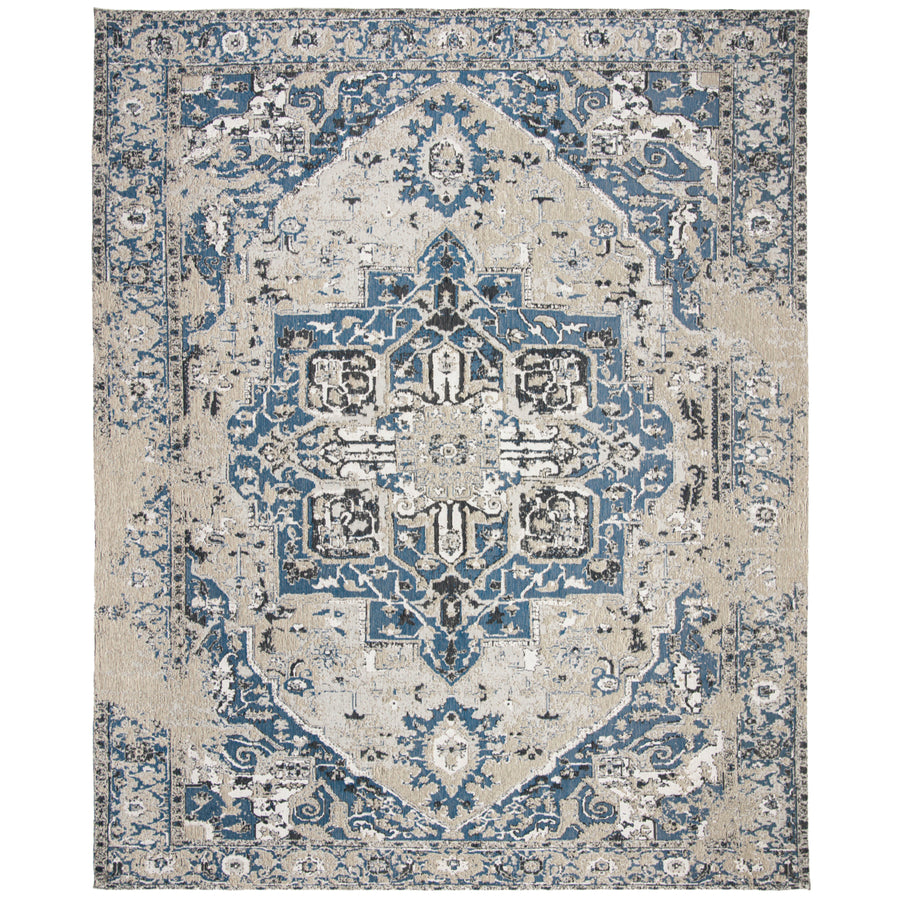 SAFAVIEH Classic Vintage Collection CLV111M Blue Rug Image 1