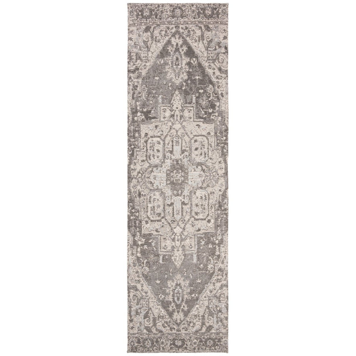 SAFAVIEH Classic Vintage Collection CLV111F Grey Rug Image 1