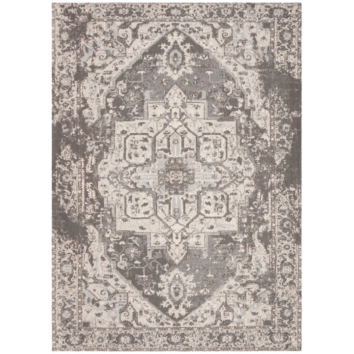 SAFAVIEH Classic Vintage Collection CLV111F Grey Rug Image 6