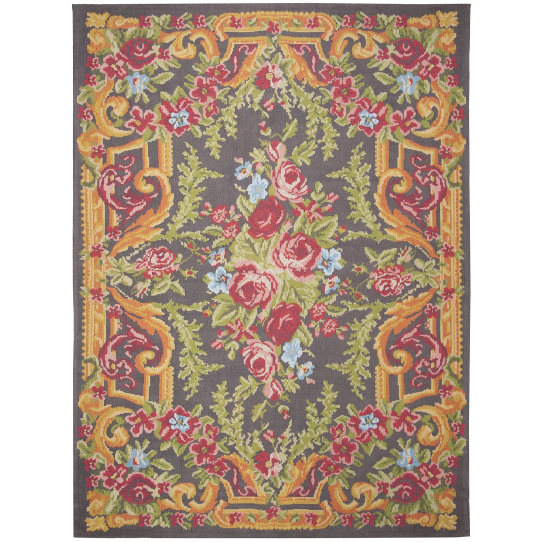 SAFAVIEH Classic Vintage CLV112F Grey / Rose Rug Image 1