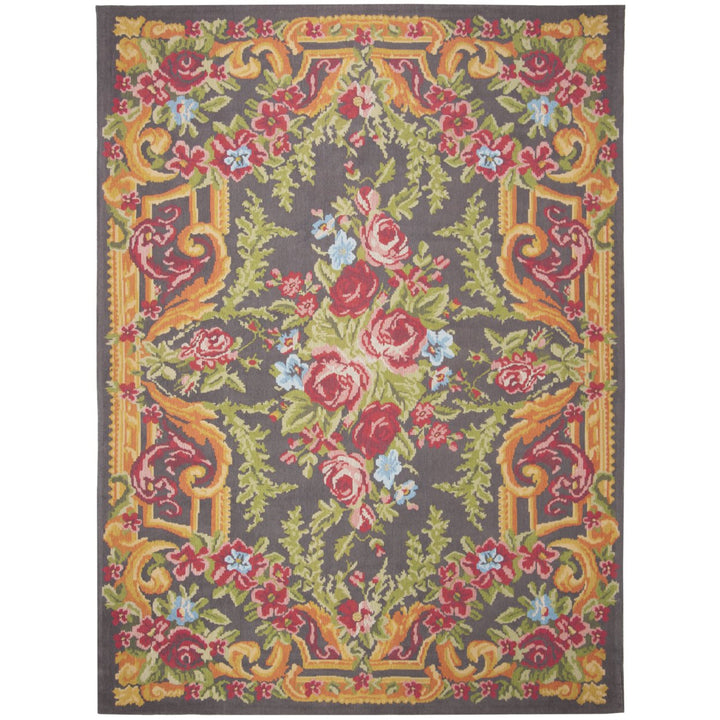 SAFAVIEH Classic Vintage CLV112F Grey / Rose Rug Image 1