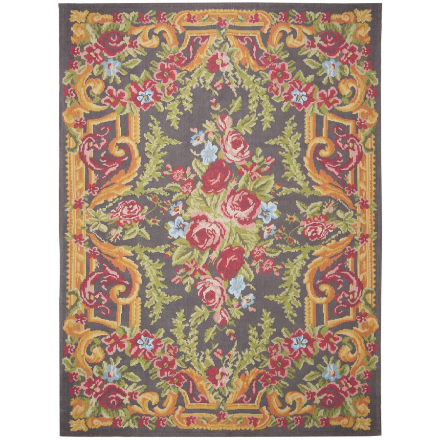 SAFAVIEH Classic Vintage CLV112F Grey / Rose Rug Image 1