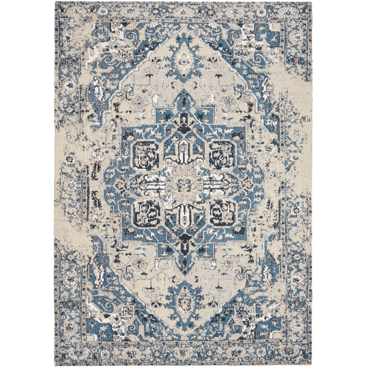 SAFAVIEH Classic Vintage Collection CLV111M Blue Rug Image 6