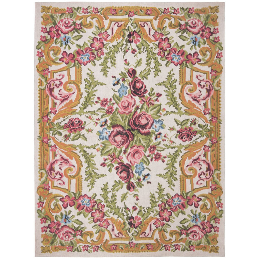 SAFAVIEH Classic Vintage CLV112A Ivory / Rose Rug Image 1