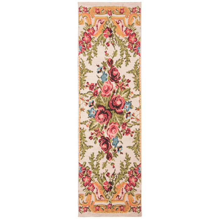 SAFAVIEH Classic Vintage CLV112A Ivory / Rose Rug Image 3