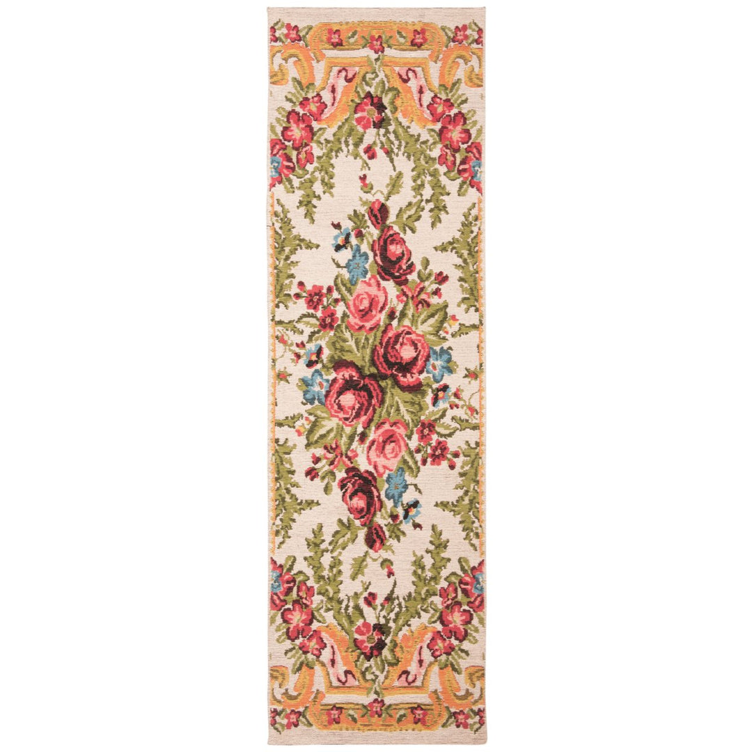 SAFAVIEH Classic Vintage CLV112A Ivory / Rose Rug Image 1