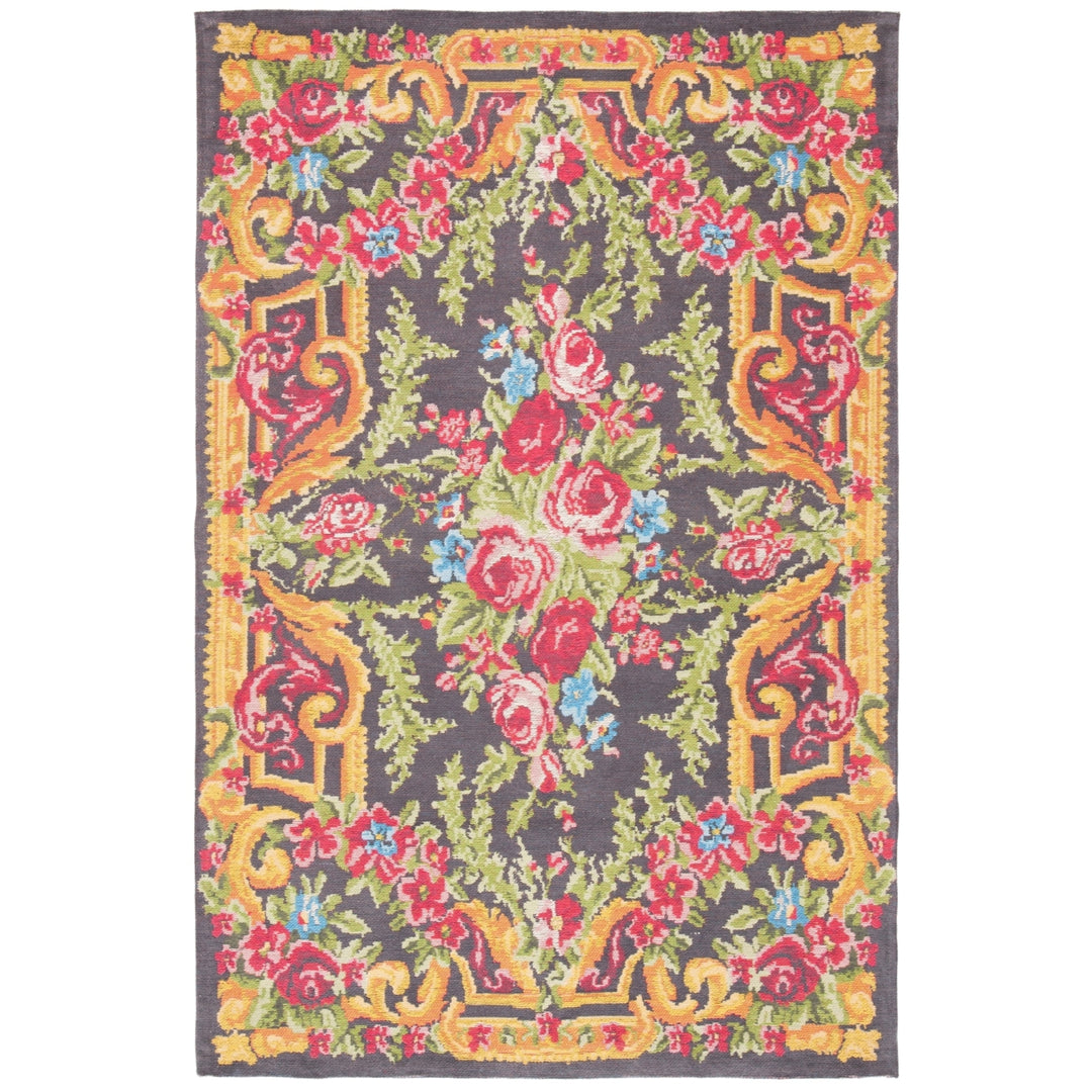 SAFAVIEH Classic Vintage CLV112F Grey / Rose Rug Image 5