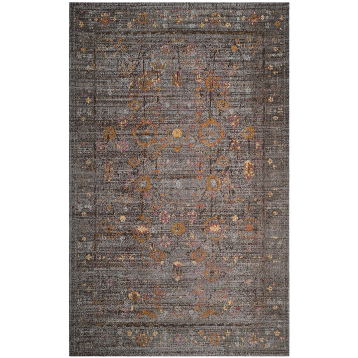 SAFAVIEH Classic Vintage CLV304A Grey / Gold Rug Image 1