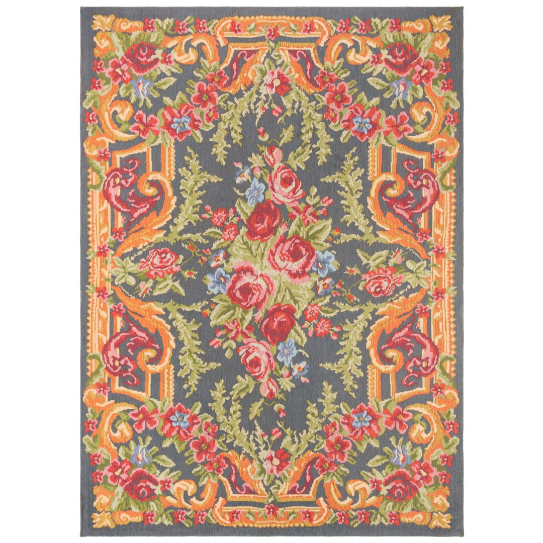 SAFAVIEH Classic Vintage CLV112F Grey / Rose Rug Image 1