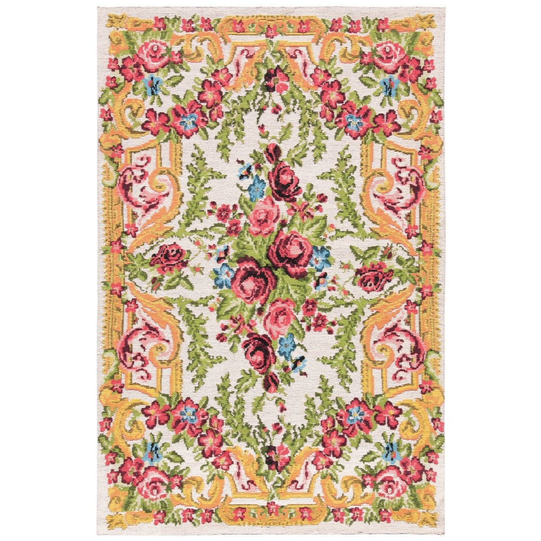 SAFAVIEH Classic Vintage CLV112A Ivory / Rose Rug Image 5