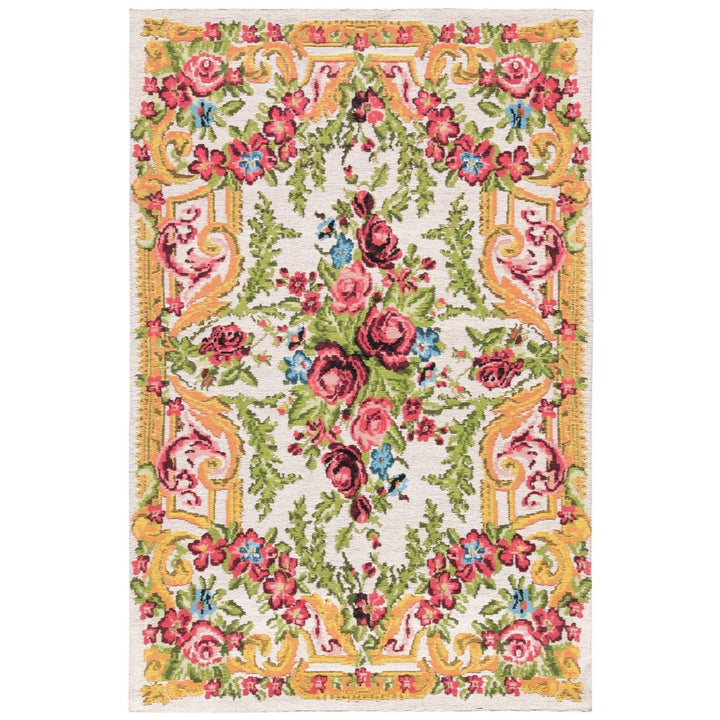 SAFAVIEH Classic Vintage CLV112A Ivory / Rose Rug Image 5