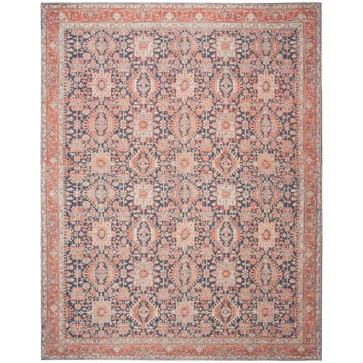 SAFAVIEH Classic Vintage CLV307N Navy / Rust Rug Image 1